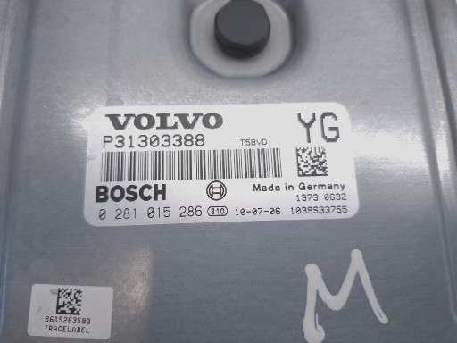 Styreenhet motor til Volvo S60 2010-2014 (Type II, Fase 1)  (VOLVO|31303388|0 281 015 286|)