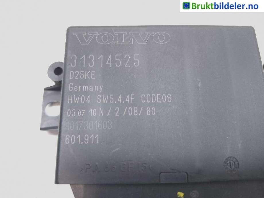 Styreenhet parkering til Volvo S60 2010-2014 (Type II, Fase 1) (VOLVO|31314525|1017301603|)