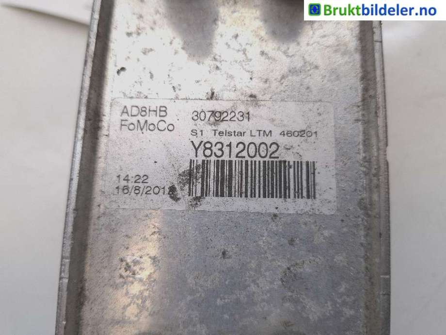 Oljekjøler til Volvo XC70 2008-2013 (Type II, Fase 1) (VOLVO|30792231|Y8312002|)