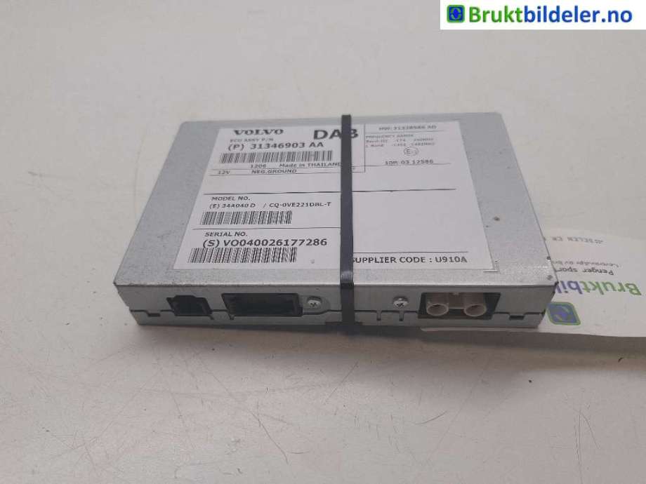 Bilstereo diverse til Volvo XC70, 2008-2013 (Type II, Fase 1) (VOLVO|31346903)