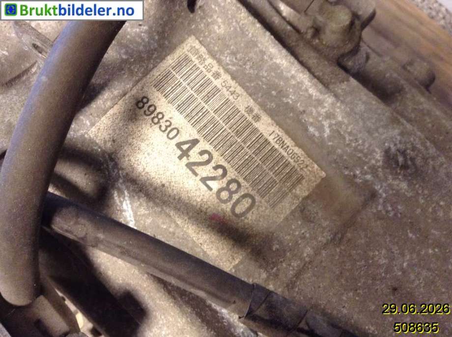 Girkasse automat til Isuzu D-Max 2017-2020 (Type II, Fase 2)  (ISUZU|8-98304-228-0|AW TB60-LS|17BNA06522)