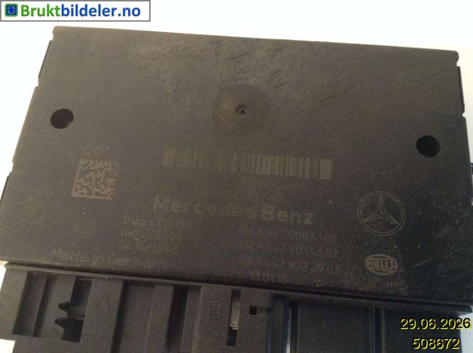 Styreenhet hengerfeste til Mercedes Vito 2014-->> (W447) (W447) (MERCEDES|A 447 900 41 05|5DS 011 106-43|)