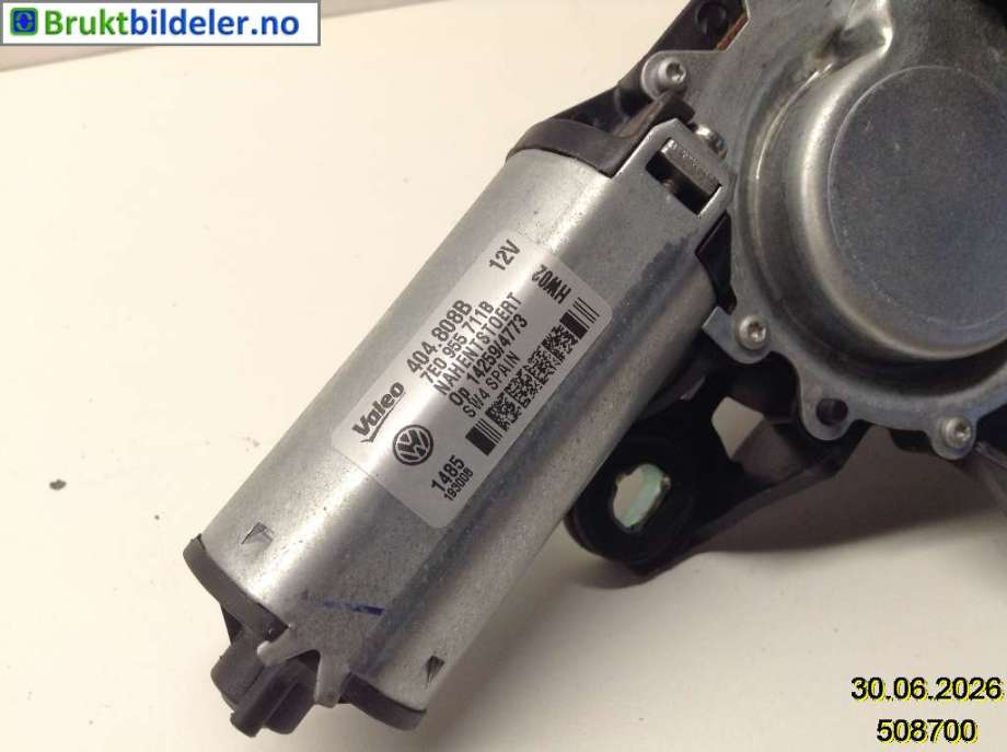 Viskermotor bakrute til VW Transporter / Caravelle 2015-2019 (T6) (T6) (VOLKSWAGEN|7E0 955 711 B|404.808B|)