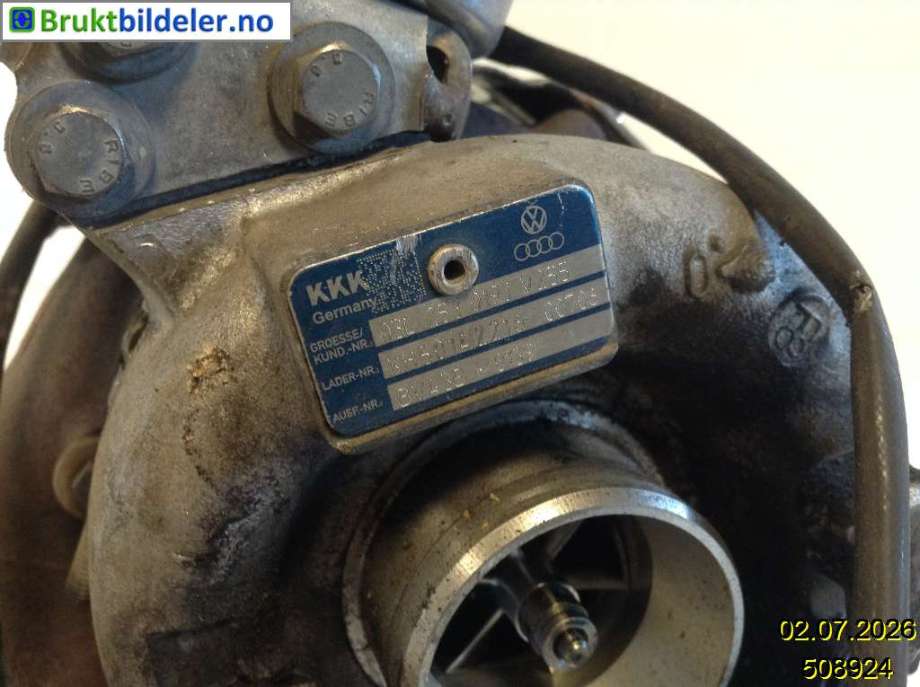 Turbo til VW CC 2008-2012 (PASSAT CC) (PASSAT CC) (VOLKSWAGEN|03L 253 019 J|BV43B-0139|)