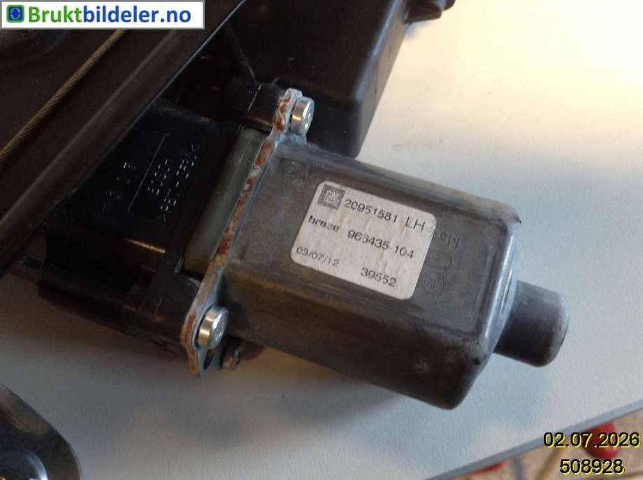 Ruteheis venstre foran til Opel Zafira Tourer 2012-2018 (OPEL|13369285|)