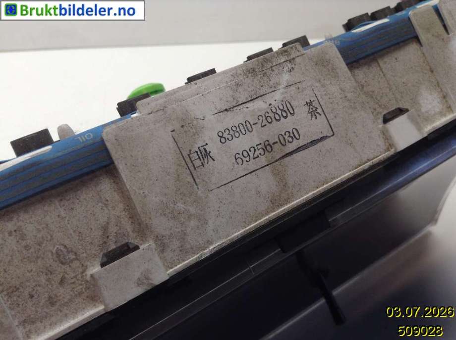 Instrumentpanel til Toyota Hiace 1996-2001 (Fase 1)  (TOYOTA|83800-26880|)
