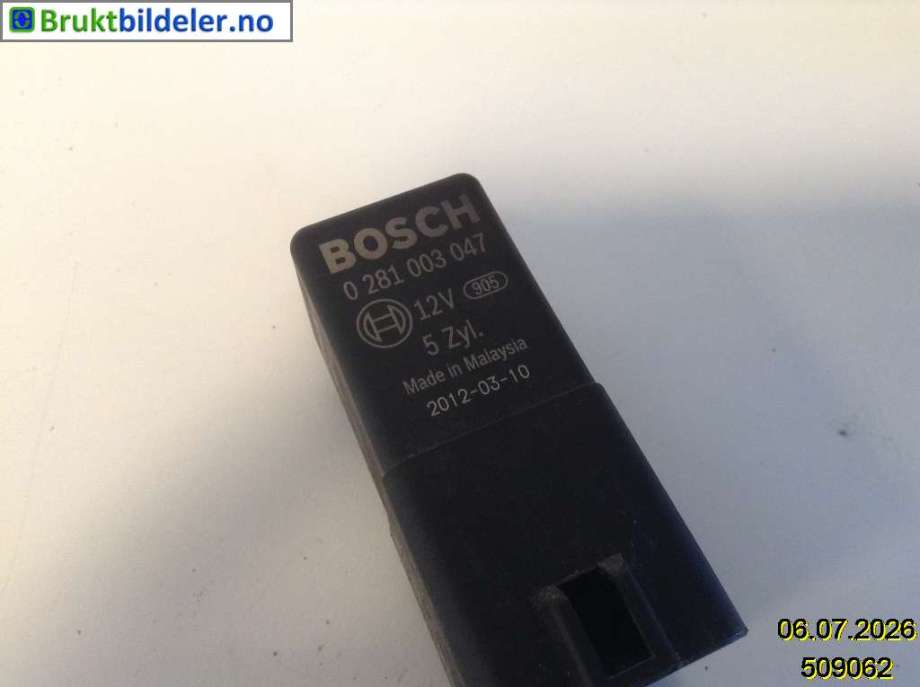 Rele gløde til Volvo XC70 2008-2013 (Type II, Fase 1)  (VOLVO||0 281 003 047)