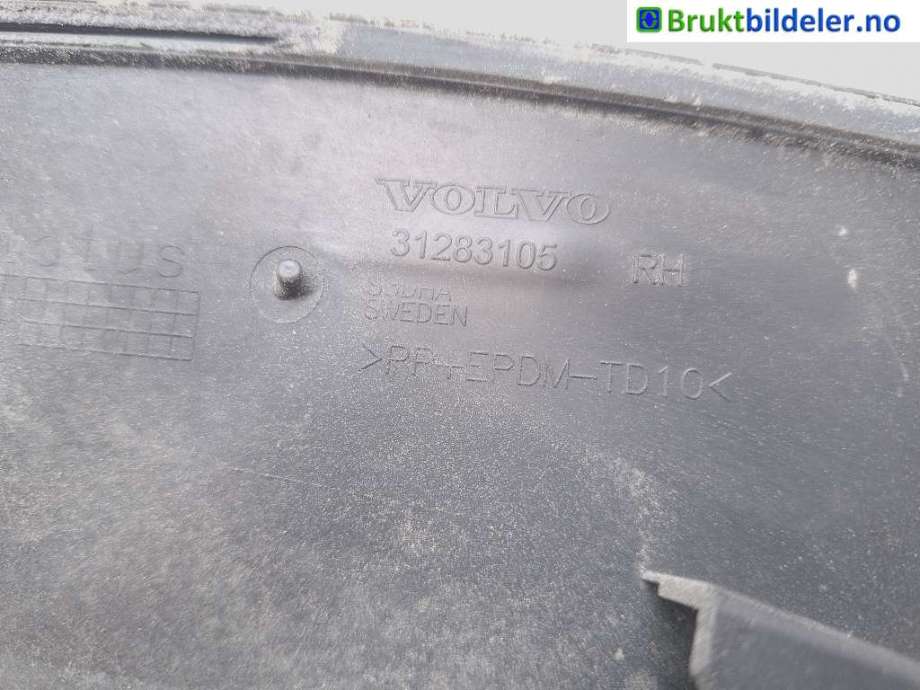 Hjulbuelist høyre foran til Volvo XC70, 2008-2013 (Type II, Fase 1) (VOLVO|31283105)