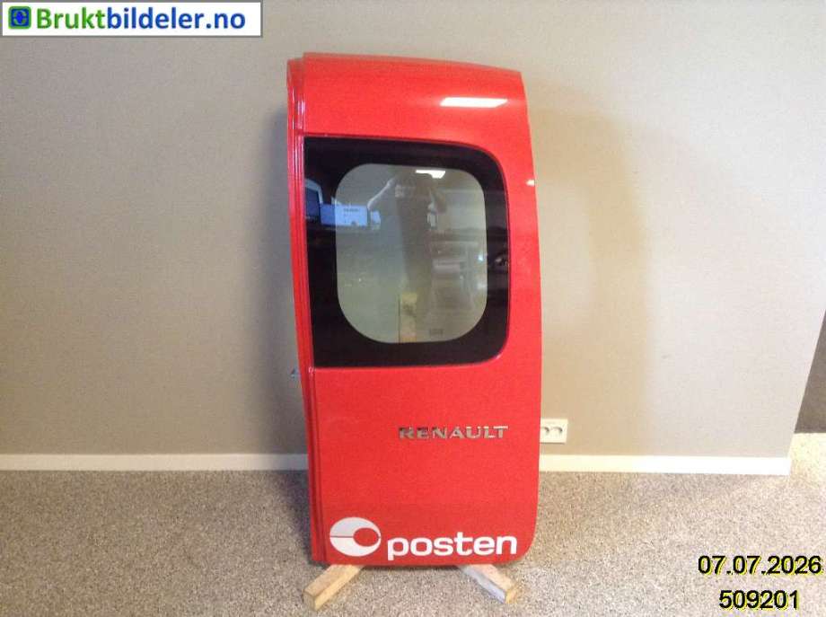 Dør høyre bak varebil til Renault Kangoo, 2008-2021 (Type II) (RENAULT|)