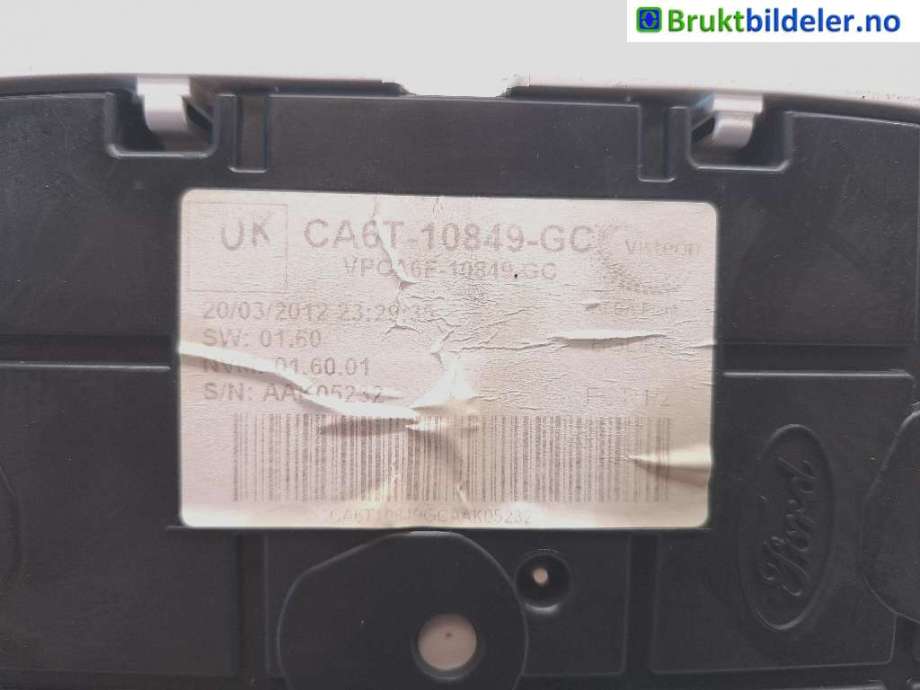 Instrumentpanel til Ford Fiesta 2008-2012 (Type VI, Fase 1) (FORD|CA6T-10849-GC|)