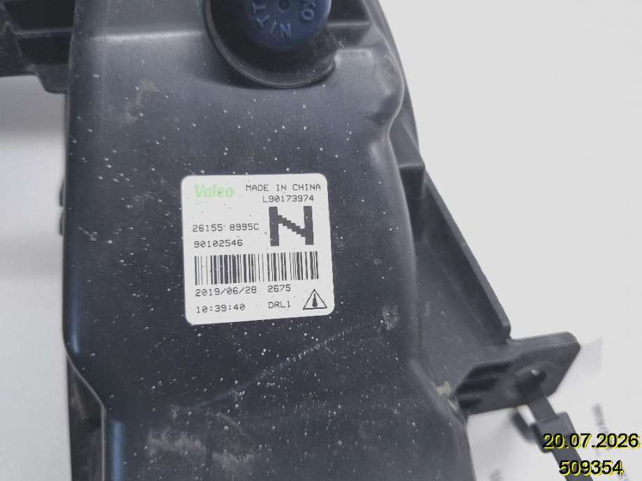 Tåkelykt venstre foran til Nissan Leaf 2018-->> (Type II) (NISSAN|26150-8995C|)
