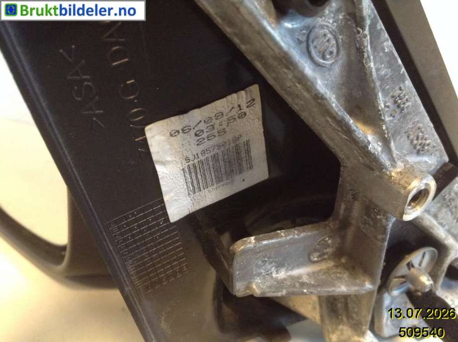Speil venstre til Škoda Roomster 2010-2015 (Fase 2)  (SKODA|5J1 857 501 BP||5J1 857 507 A)