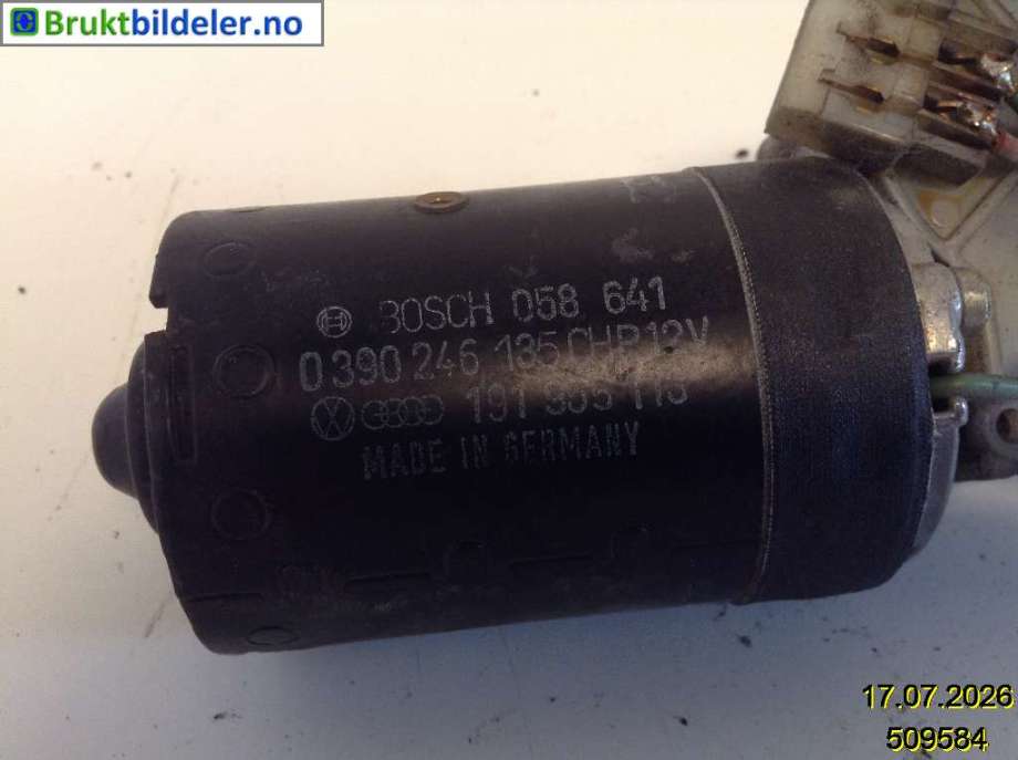 Viskermotor frontrute til VW Golf II 1984-1991 (VOLKSWAGEN|191 955 113|0390246135|)