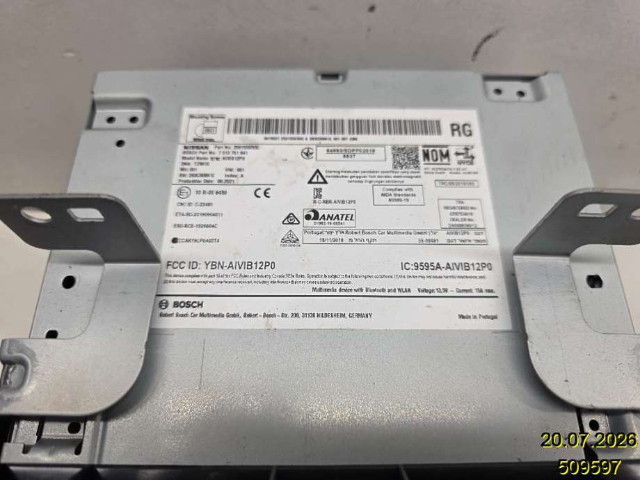 Bilstereo til Nissan Leaf 2018-->> (Type II) (NISSAN|259155SR0C|7 513 751 941|)