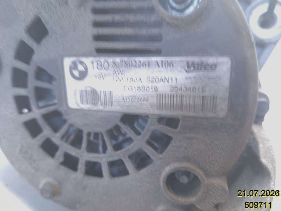 Dynamo til BMW X1 2009-2015 (E84) (E84) (BMW|12 31 7 802 261|2543461E|7 802 261)