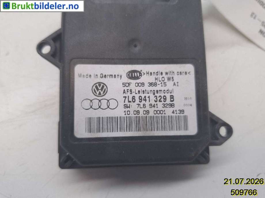 Styreenhet xenon/ballast til Škoda Octavia 2009-2013 (Type II, Fase 2) (SKODA|7L6 941 329 B|5DF 009 368-15|)