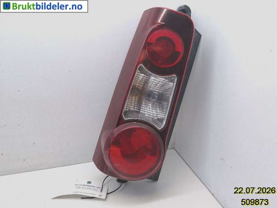 Baklykt venstre til Peugeot Partner 2008-2015 (Type II, Fase 1) (PEUGEOT|96 772 055 80|)