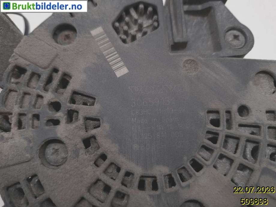 Dynamo til Volvo XC70 2008-2013 (Type II, Fase 1)  (VOLVO|30659131|0 125 811 005|)
