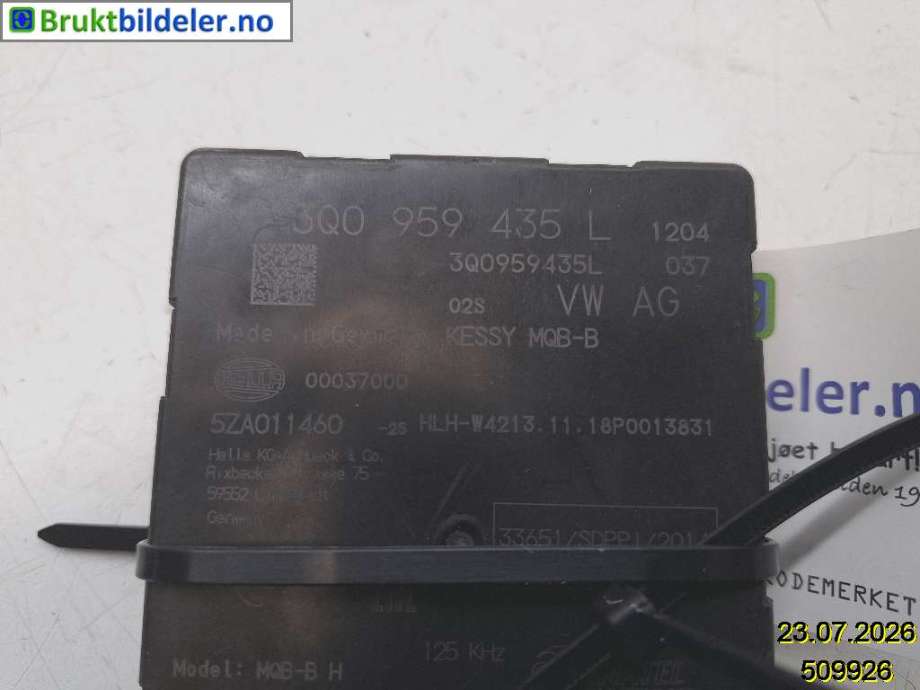 Styreenhet nøkkelfri/keyless til Škoda Octavia 2017-2020 (Type III, Fase 2) (SKODA|3Q0 959 435 L|5ZA 011 460|)
