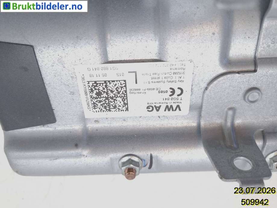 Airbag kne til Škoda Octavia 2017-2020 (Type III, Fase 2)  (SKODA|5G1 880 841 G|0589-P1-000236|)