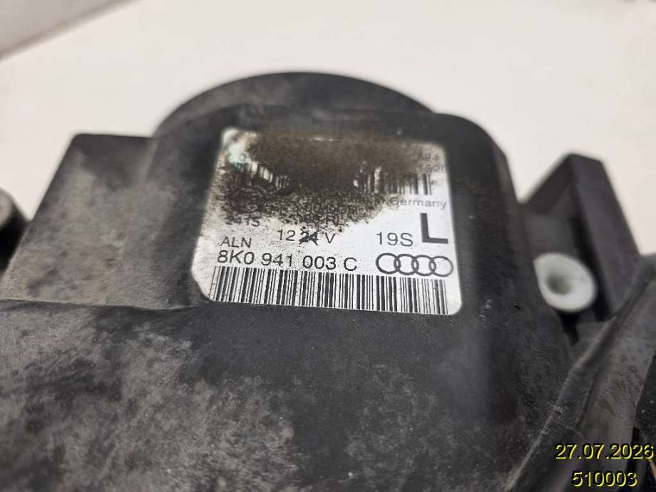 Frontlykt venstre xenon til Audi A4 2007-2014 (Type IV) (B8) (B8) (AUDI|8K0 941 029 AJ||8K0 941 003 C)