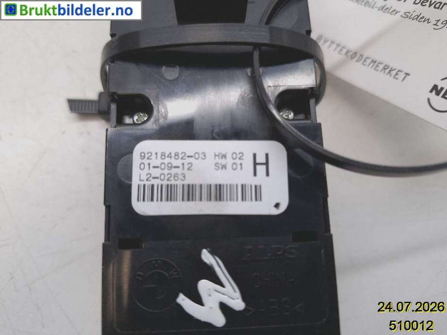 Bryter ruteheis til BMW 3-Serie 2012-2018 (F30/F31/F34) (F30/F31/F34) (BMW|61 31 9 362 112|9218482-03|)
