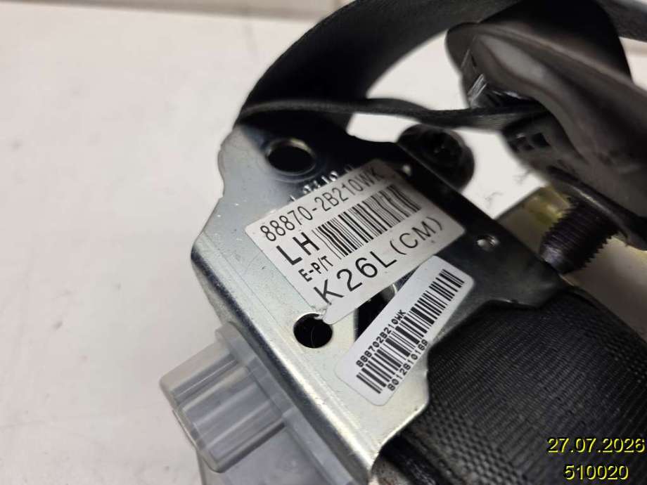 Sikkerhetsbelte foran venstre til Hyundai Santa Fe 2006-2009 (Type II, Fase 1) (HYUNDAI|888702B210WK|)