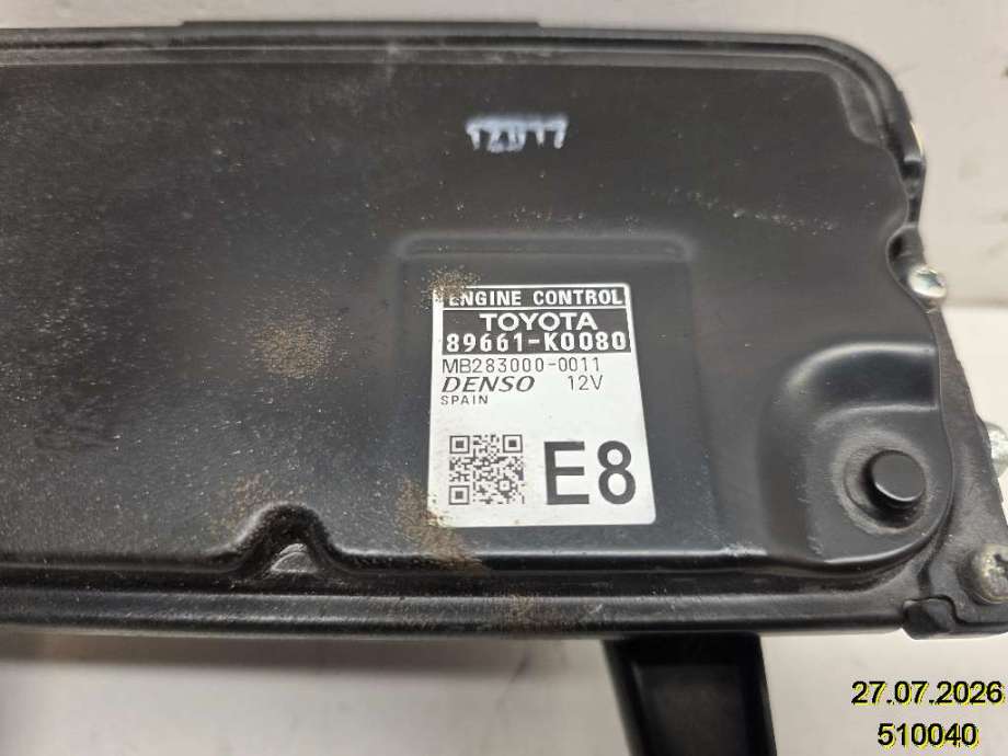 Styreenhet motor til Toyota Yaris 2020-->> (Type IV)  (TOYOTA|89661-K0080|)