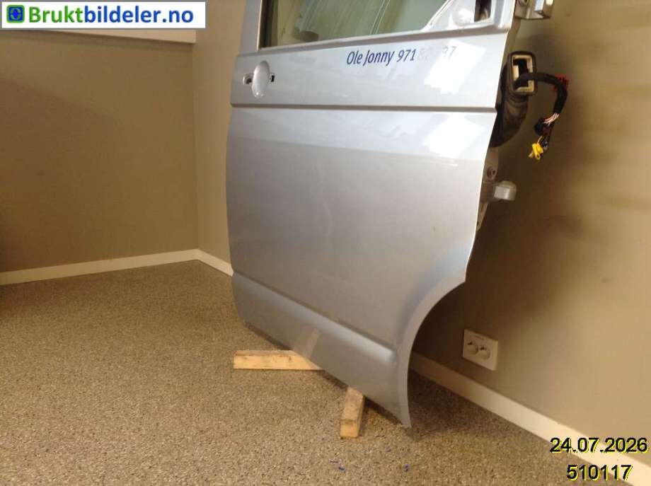 Dør høyre 2dørs til VW Transporter / Caravelle 2019-->> (T6.1) (T6.1) (VOLKSWAGEN|7LA 831 056 A||7LA 831 056 C)