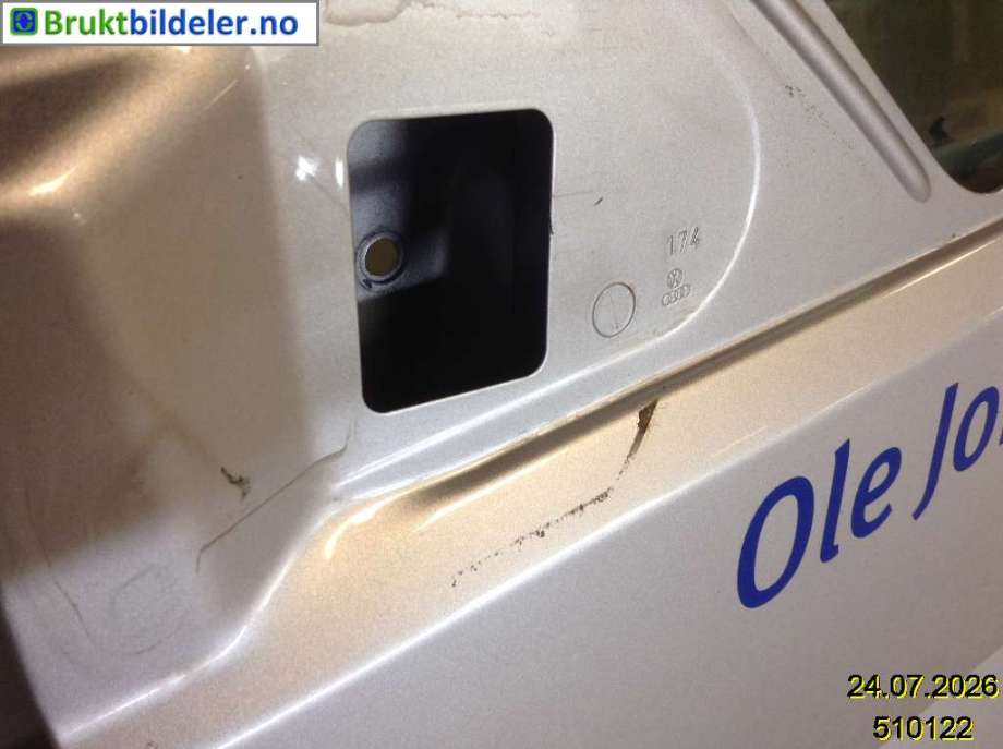 Dør venstre 2dørs til VW Transporter / Caravelle 2019-->> (T6.1) (T6.1) (VOLKSWAGEN|7LA 831 055 A||7LA 831 055 C)