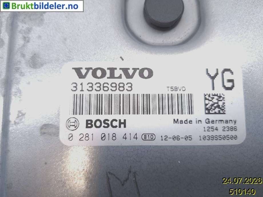 Styreenhet motor til Volvo XC70 2008-2013 (Type II, Fase 1)  (VOLVO|31336983|0 281 018 414|)