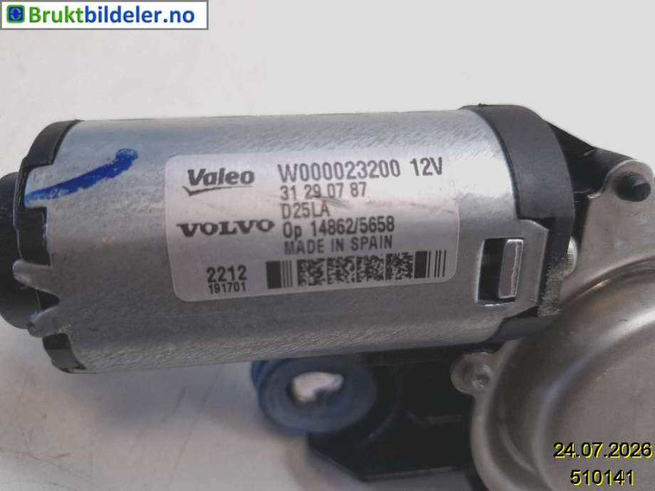 Viskermotor bakrute til Volvo XC70 2008-2013 (Type II, Fase 1)  (VOLVO|31290787|W000023200|)