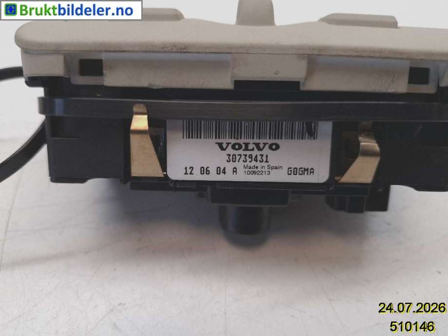 Bryter lys til Volvo XC70 2008-2013 (Type II, Fase 1)  (VOLVO|30739431|10092213|)
