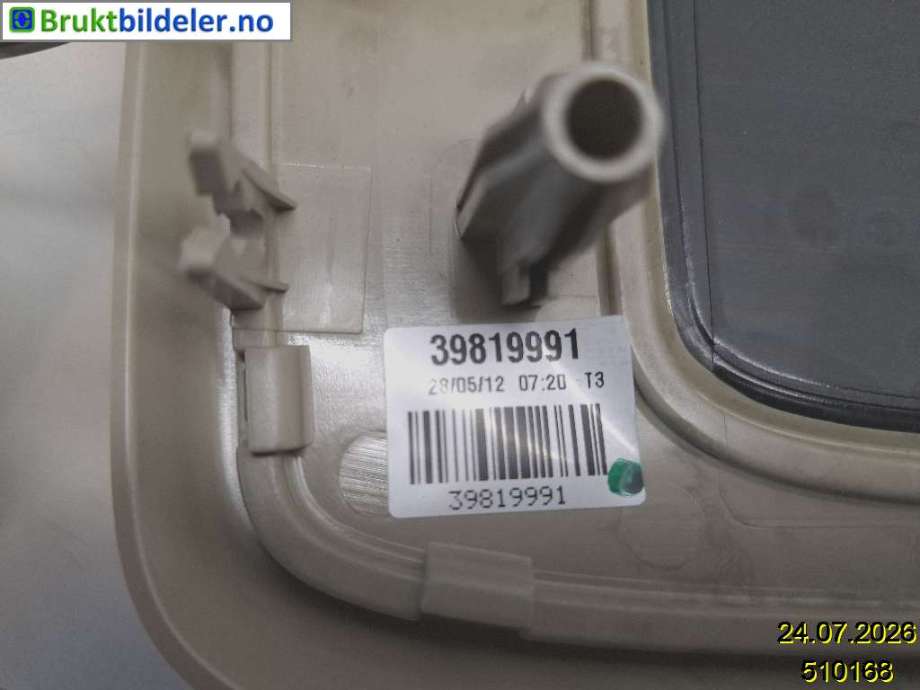 Tak konsoll til Volvo XC70 2008-2013 (Type II, Fase 1) (VOLVO|39806289||39819991)