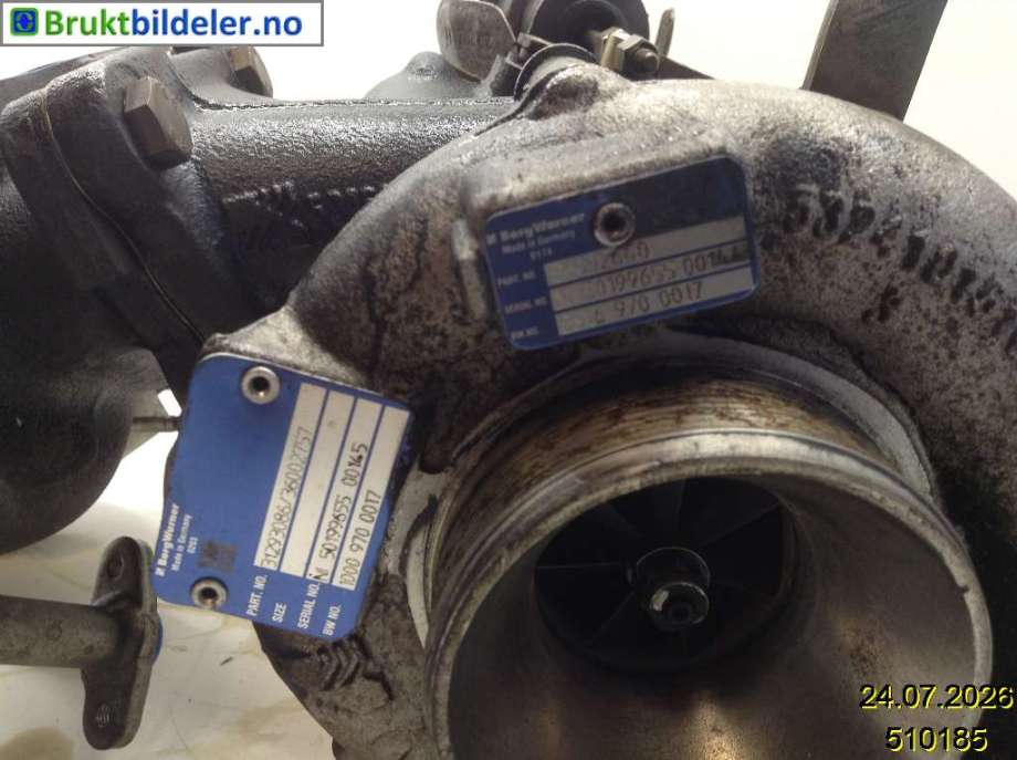 Turbo til Volvo XC70 2008-2013 (Type II, Fase 1) (VOLVO|36002664|5316 970 0017|1000 970 0017)