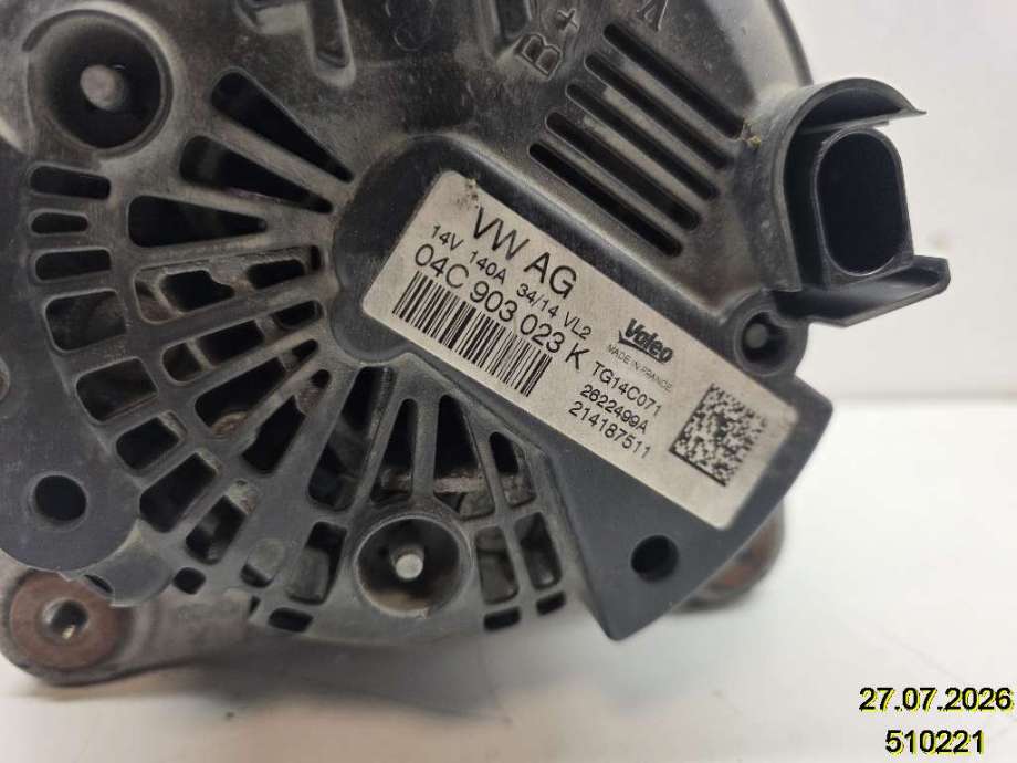Dynamo til VW Golf Sportsvan 2014-2018 (VOLKSWAGEN|04C 903 023 K|2622499A|TG14C071)