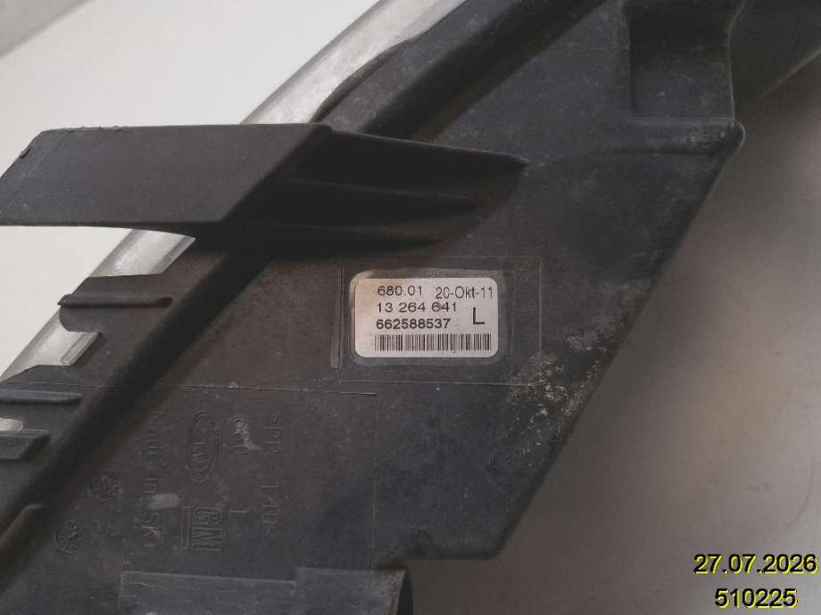 Blinklykt venstre til Opel Astra J 2010-2015  (OPEL|13264641|662588537|)
