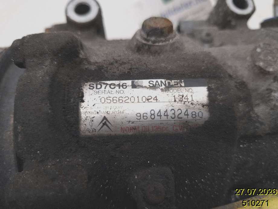 Aircondition kompressor til Peugeot 3008 2009-2016 (Type I)  (PEUGEOT|6453 ZA|0566201024|9684432480)