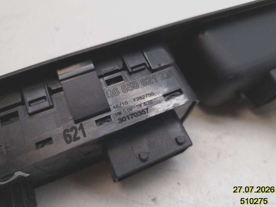 Bryter ruteheis til Peugeot 3008 2009-2016 (Type I) (PEUGEOT|6490 X6|30170357|96650621ZD)