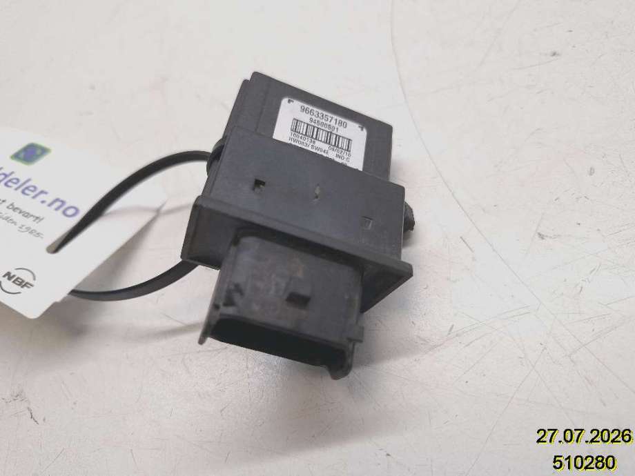 Styreenhet diverse til Peugeot 3008 2009-2016 (Type I) (PEUGEOT|6500 EJ|94500S01|9663357180)