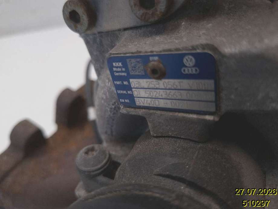 Turbo til VW Touran 2010-2015 (Type I, Fase 3)  (VOLKSWAGEN|03L 253 056 T|BV40D-0021|)