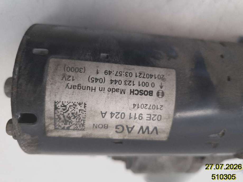 Starter diesel til VW Touran 2010-2015 (Type I, Fase 3)  (VOLKSWAGEN|02E 911 024 A|0 001 123 044|)