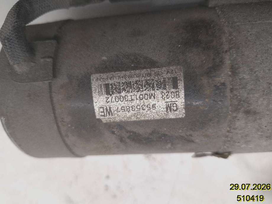 Starter diesel til Opel Insignia A 2009-2014 (OPEL|55353857|M001T30072|)