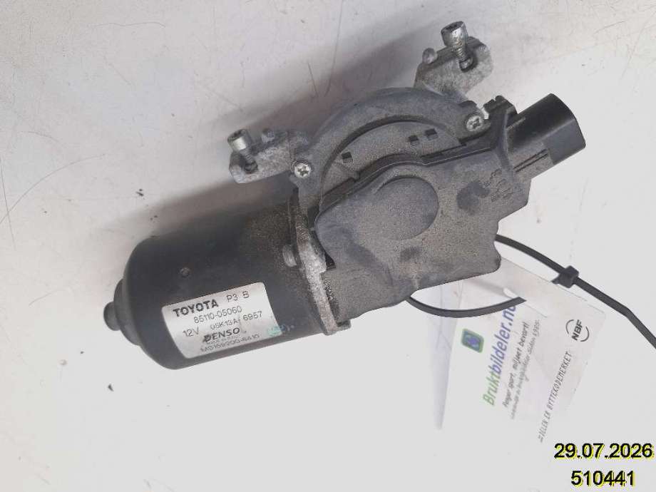 Viskermotor frontrute til Toyota Avensis 2003-2008 (Type II)  (TOYOTA|85110-05060|MS159200-6410|)