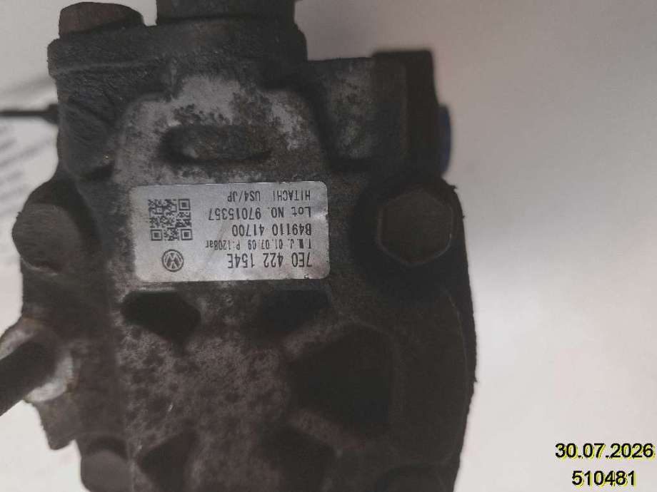 Servo pumpe mekanisk til VW Transporter / Caravelle 2009-2015 (Fase 2) (T5) (T5) (VOLKSWAGEN|7E0 422 154 E|97015357|)