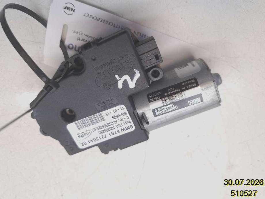 Takluke motor til BMW X1 2009-2015 (E84) (E84) (BMW|6761 7213044 02|A2C53366326.02|)