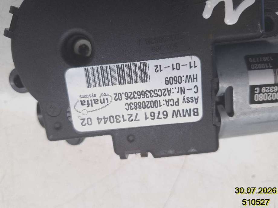Takluke motor til BMW X1 2009-2015 (E84) (E84) (BMW|6761 7213044 02|A2C53366326.02|)