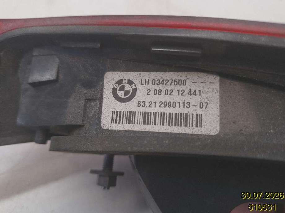 Baklykt venstre indre til BMW X1 2009-2015 (E84) (E84) (BMW|63 21 2 990 113-07|2080212441|)