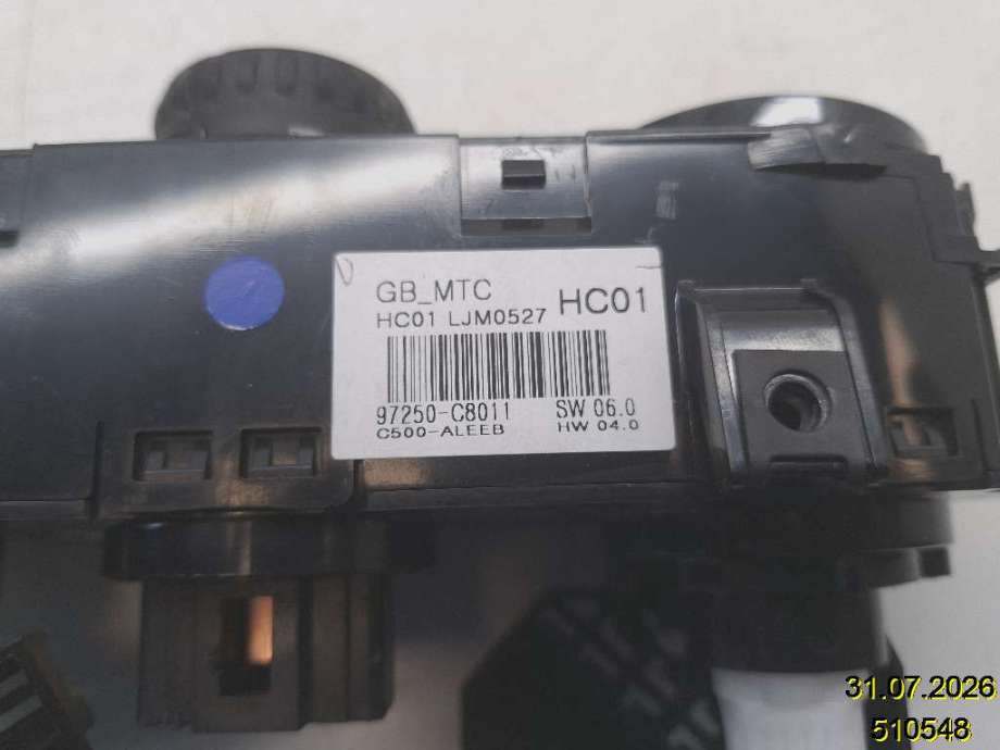 Varmeapparat betjening til Hyundai i20 2015-2020 (Type II) (HYUNDAI|97250C8011SDH|)