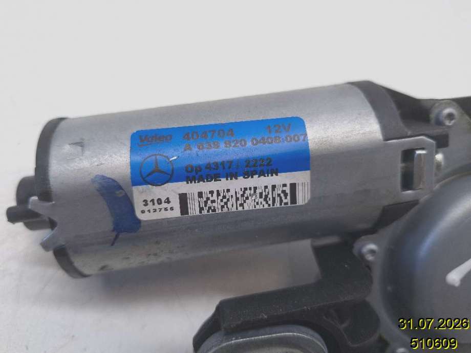 Viskermotor bakrute til Mercedes Vito/Viano 2010-2014 (Fase 2) (W639) (W639) (MERCEDES|A 639 820 04 08|404704|)